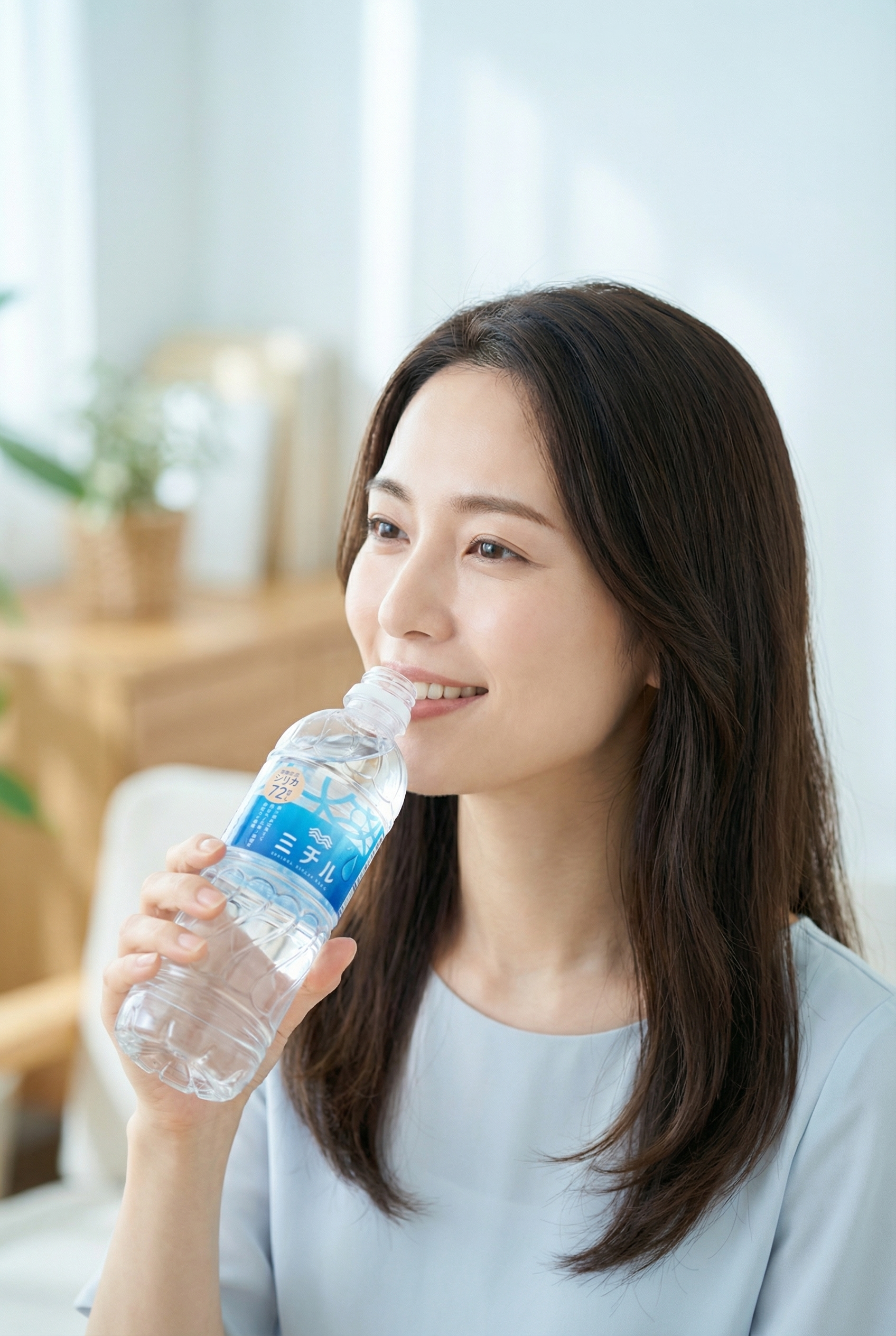 ミチルシリカ 飲用シーン